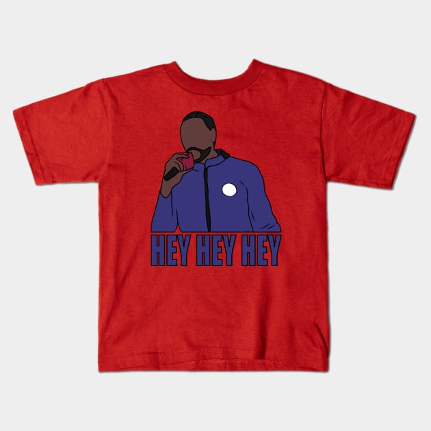 Kawhi Leonard "Hey Hey Hey" Kids T-Shirt by rattraptees